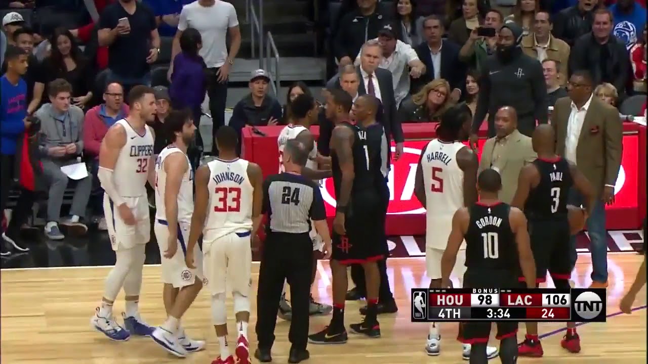 Blake Griffin fight vs Rockets