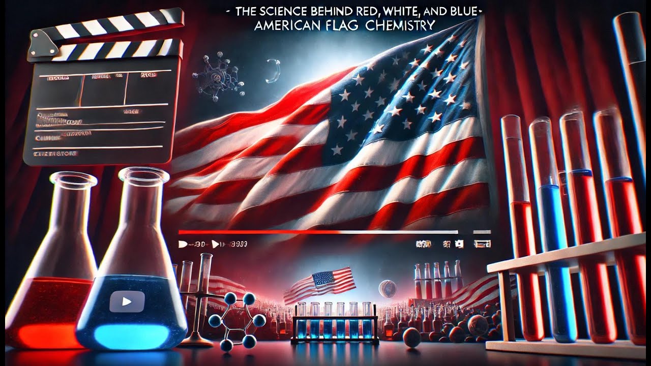 🔬 The Science Behind Red, White, and Blue: American Flag Chemistry! 🔍