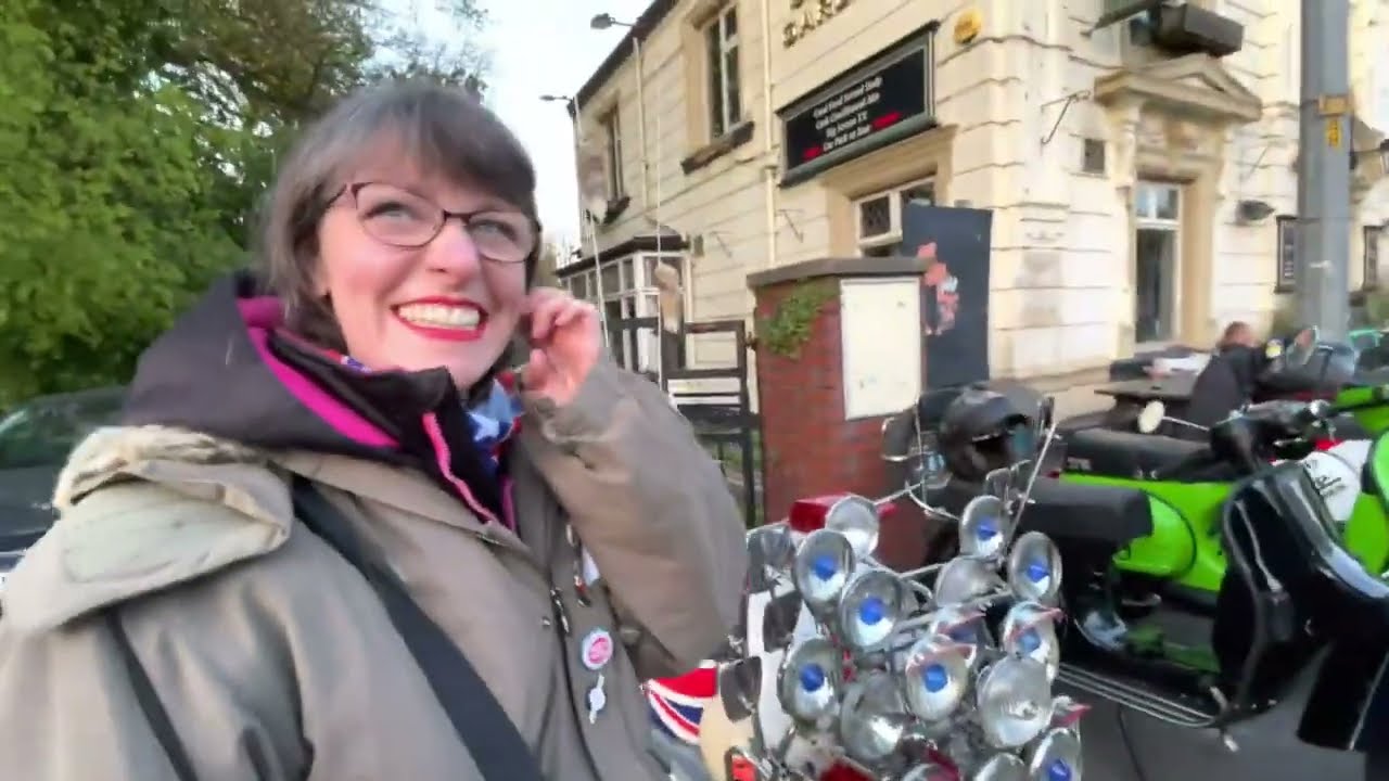 The First Wednesday Club Of 2022 , The Cherry Gardens Wigan  Hosted By Wigan Scooter Club . 27/04/22