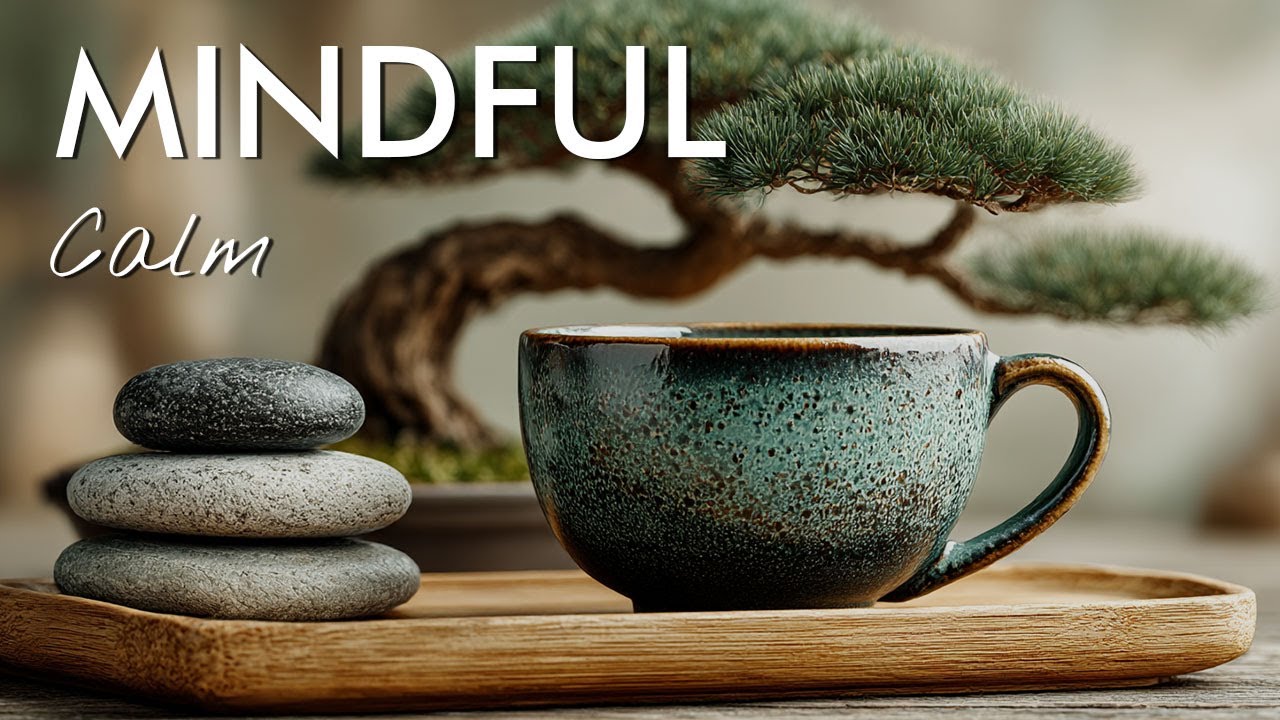Mindful Zen Café Jazz 🌾 Smooth Minimal Background for Calm Work Sessions