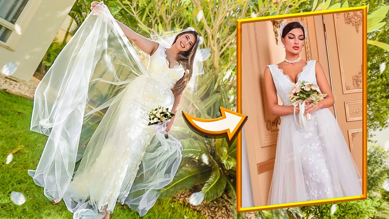 COMPREI UM VESTIDO DE CASAMENTO NA SHEIN 😨