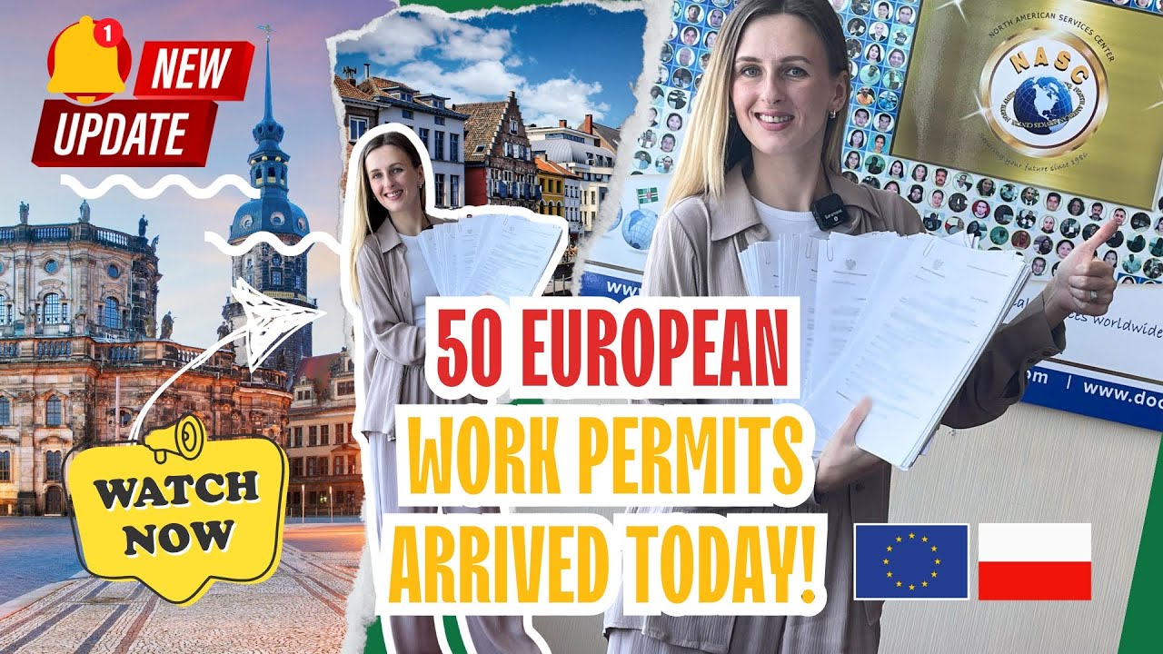 50 European Work Permits Received at NASC Office Today🇪🇺🇵🇱