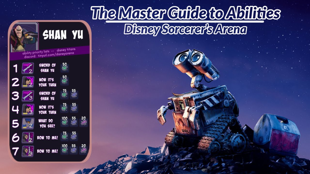 The Master Guide to Abilities in Disney Sorcerer's Arena
