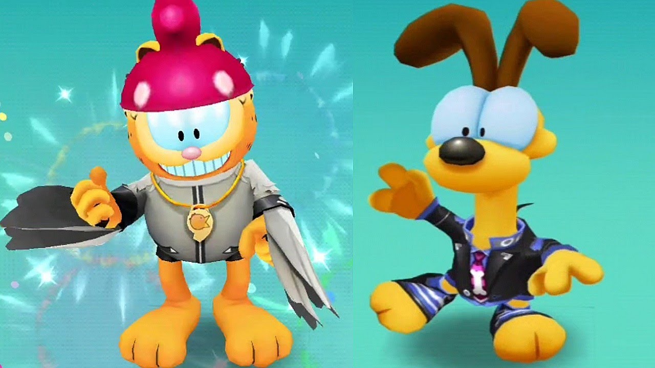 Garfield Rush Officer Worker vs Iron Cock Garfield Gameplay
