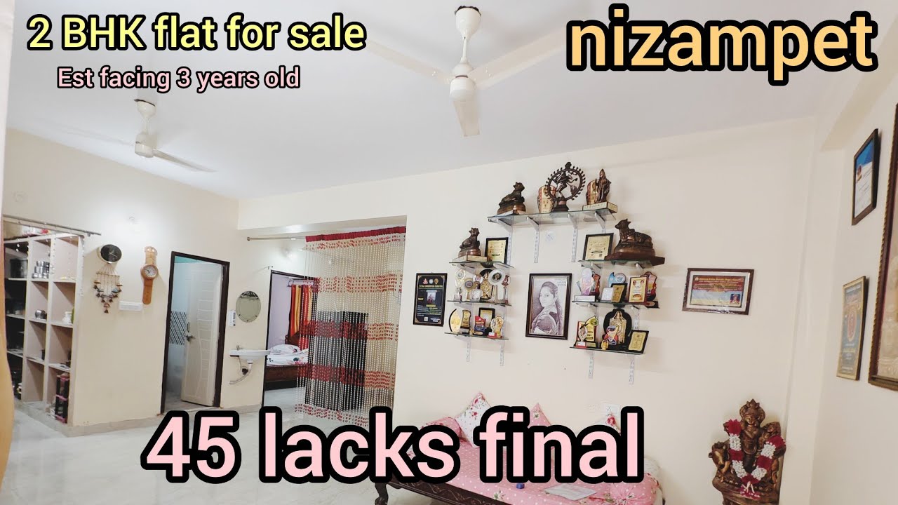 2 BHK flat for sale Est facing 3 years old 45 lacks Kukatpally jntu nizampet hyd @DpHomes-q3n