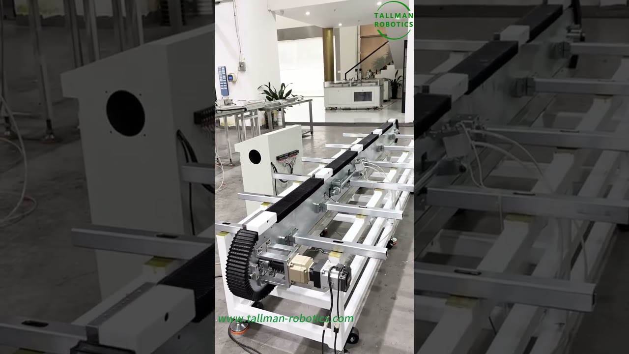 IP65 Waterproof, Dust Proof Chain Drive Circular Conveyor System with Belows Protective Cover