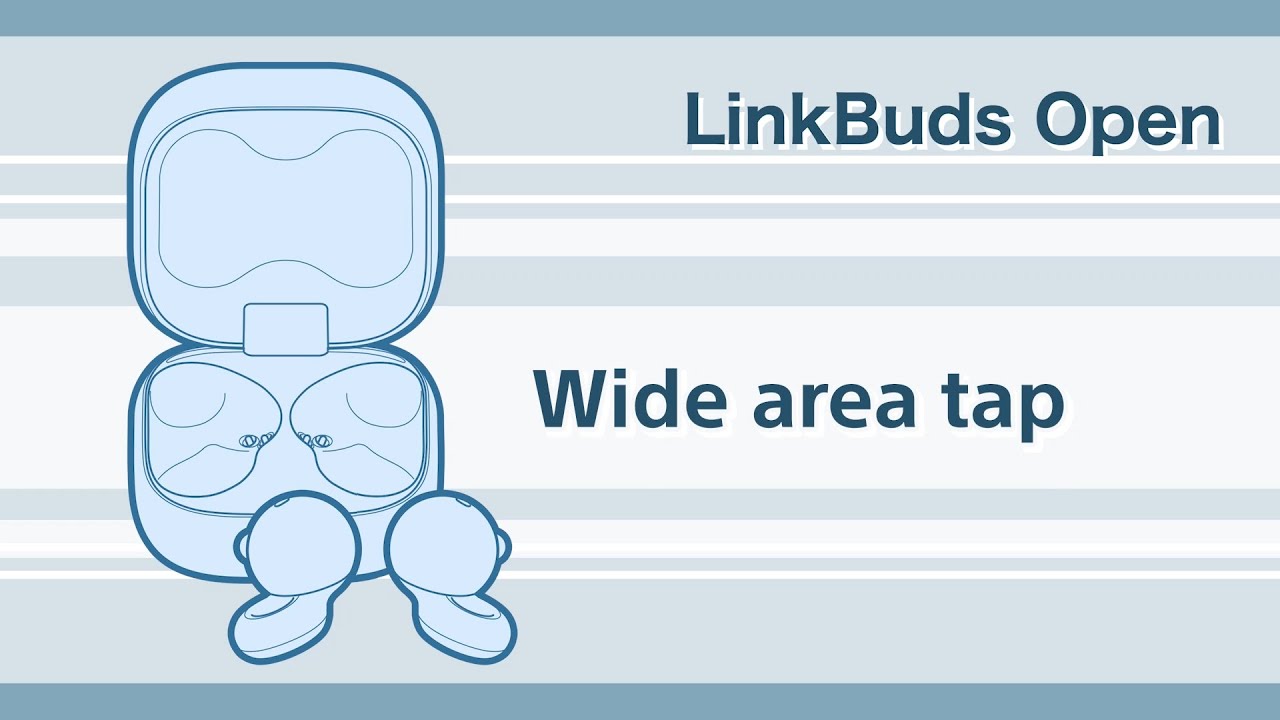 LinkBuds Open How to use the Wide Area Tap