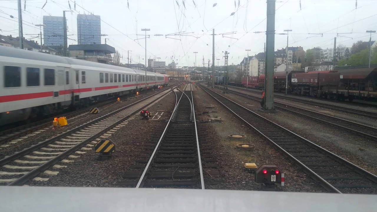 Rangierfahrt,Rangieren Mainz G&uuml;terbahnhof nach Hbf  Bahnsteig,F&uuml;hrerstandsmitfahrt, Desiro ML,BR 460