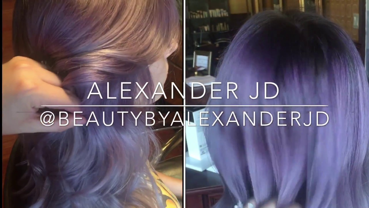 Purple hair! Guy Tang inspired using #mydentity
