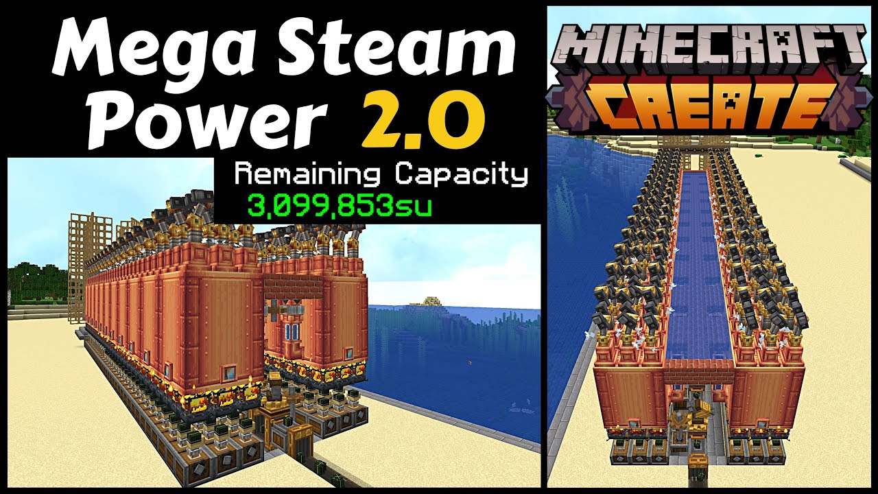 Create Mod Tutorial | Mega Steam Power | Easy & ANY SIZE