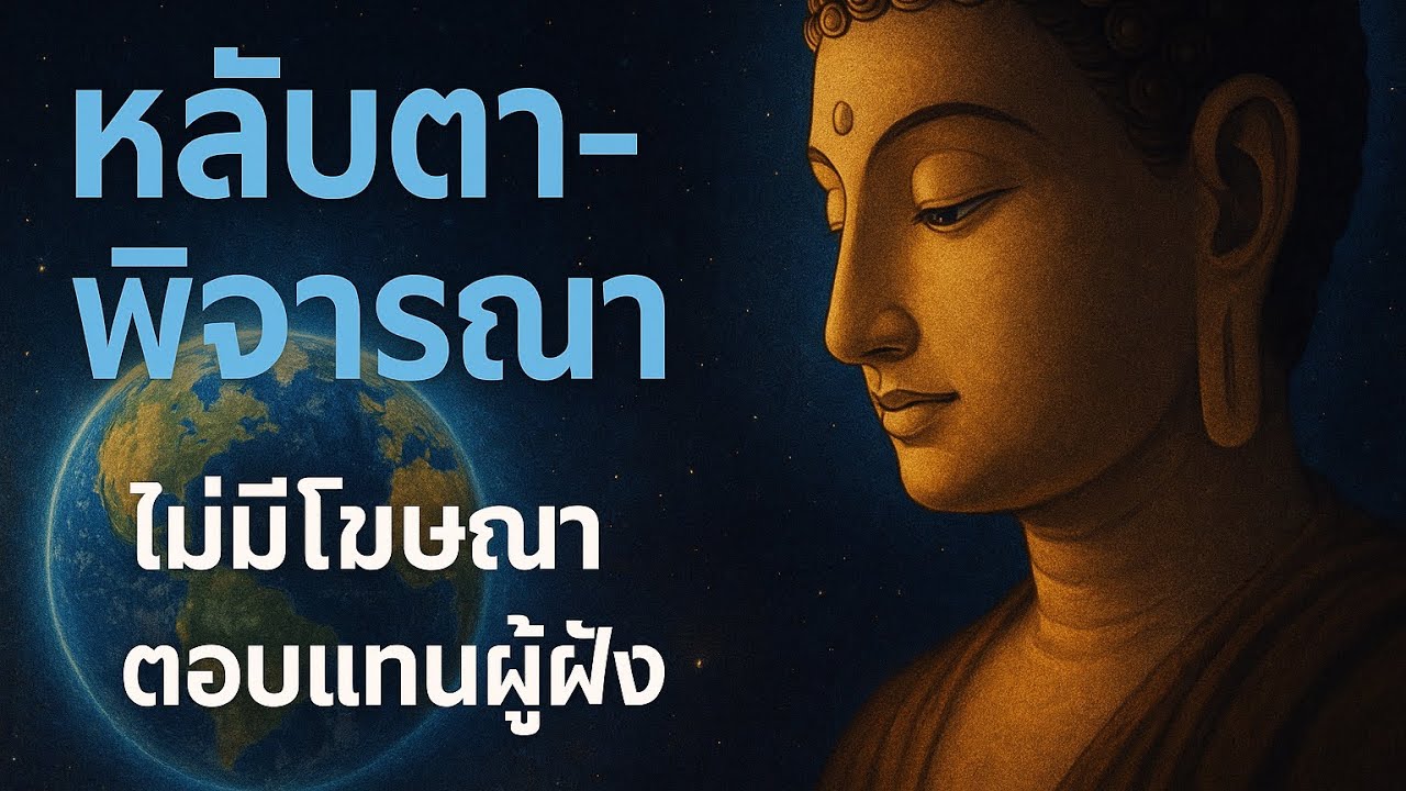 คลิปนี้ขอบคุณผู้ฟัง...หลับตาพิจารณาตามธรรมะชุดพิเศษไม่มีโฆษณารบกวน