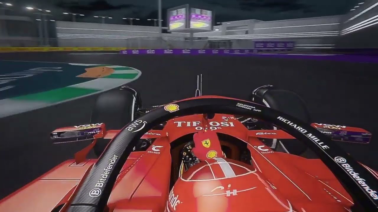 2024 Ferrari SF-24 at Jeddah onboard lap