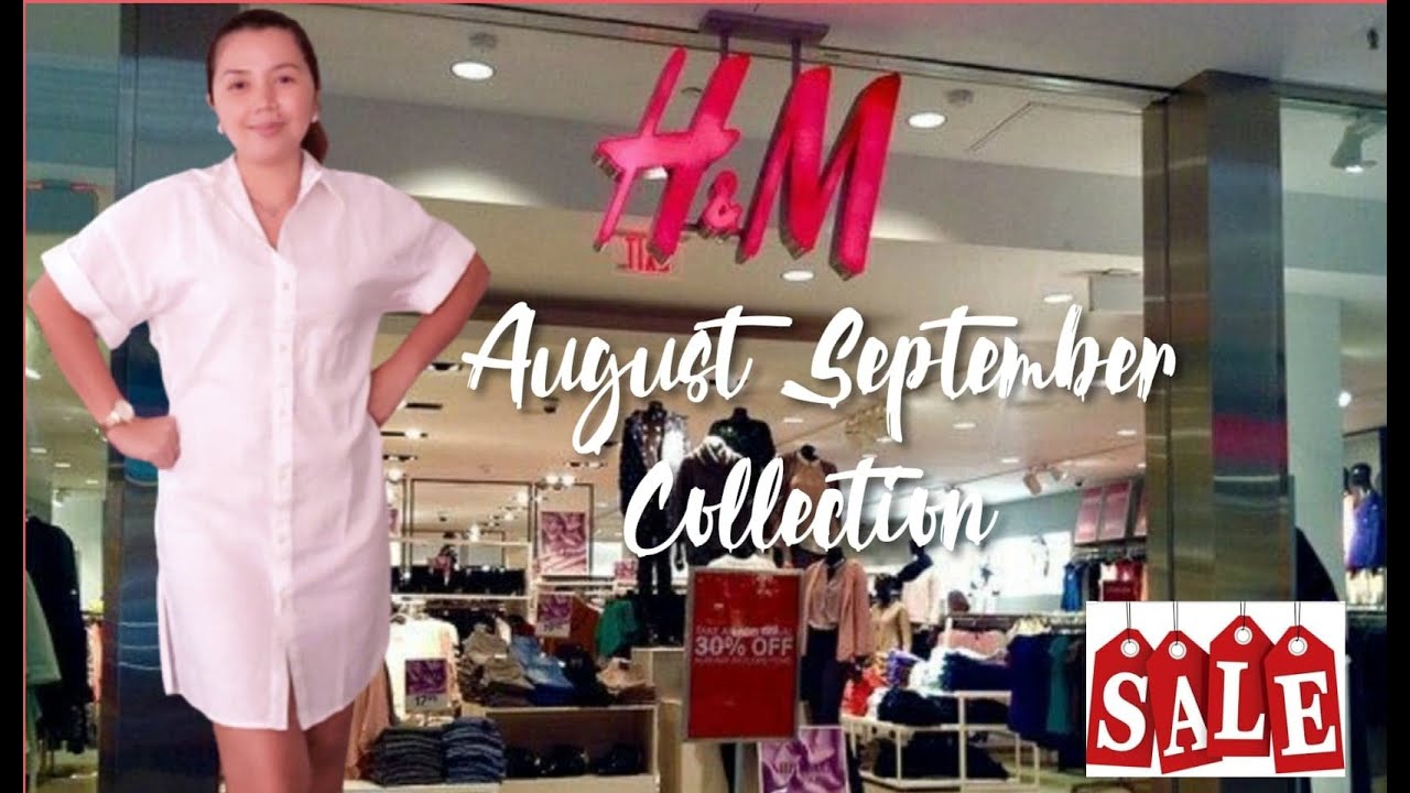 H&M NEW IN FALL COLLECTION & SALE AUGUST-SEPTEMBER