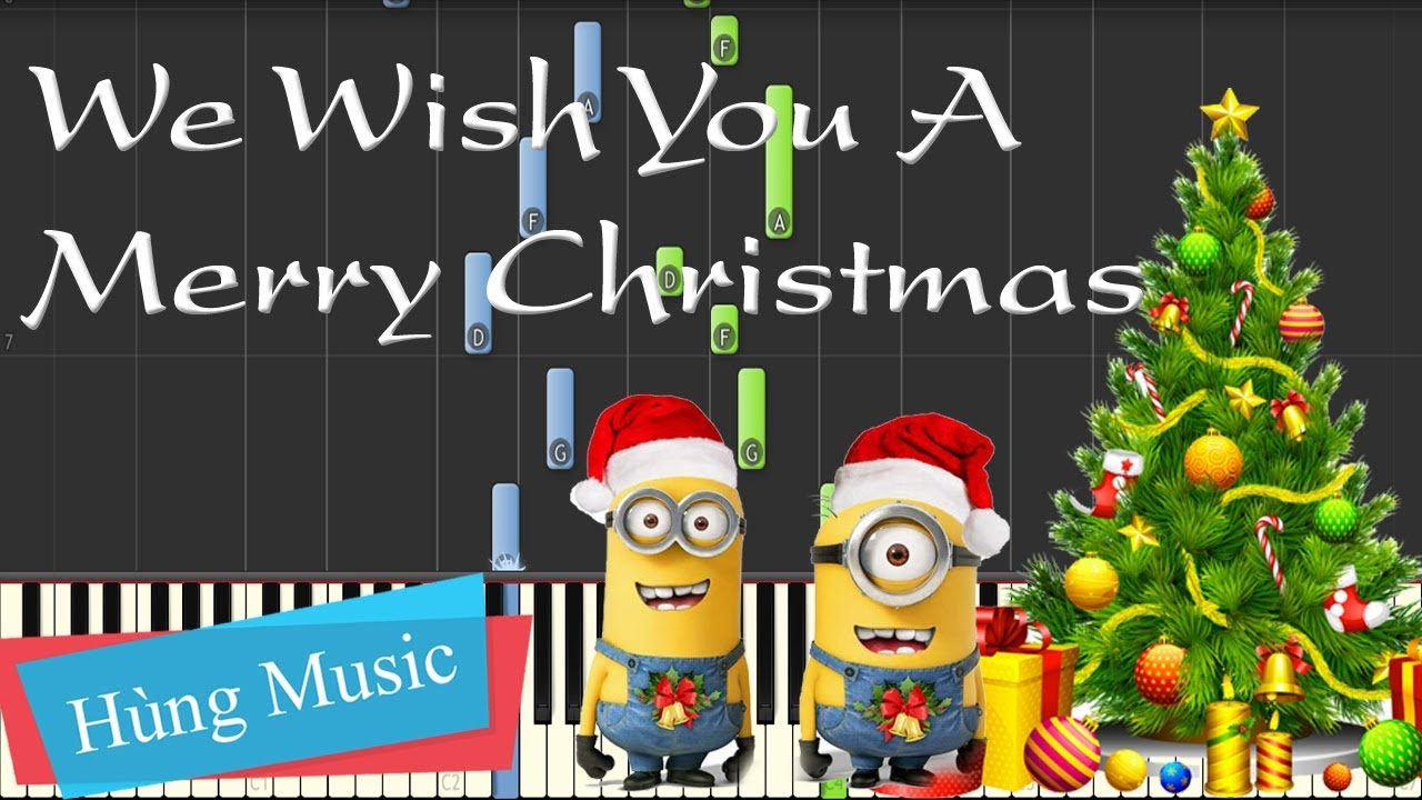 We Wish You A Merry Christmas Piano + Free Sheet Piano [H&ugrave;ng Music]