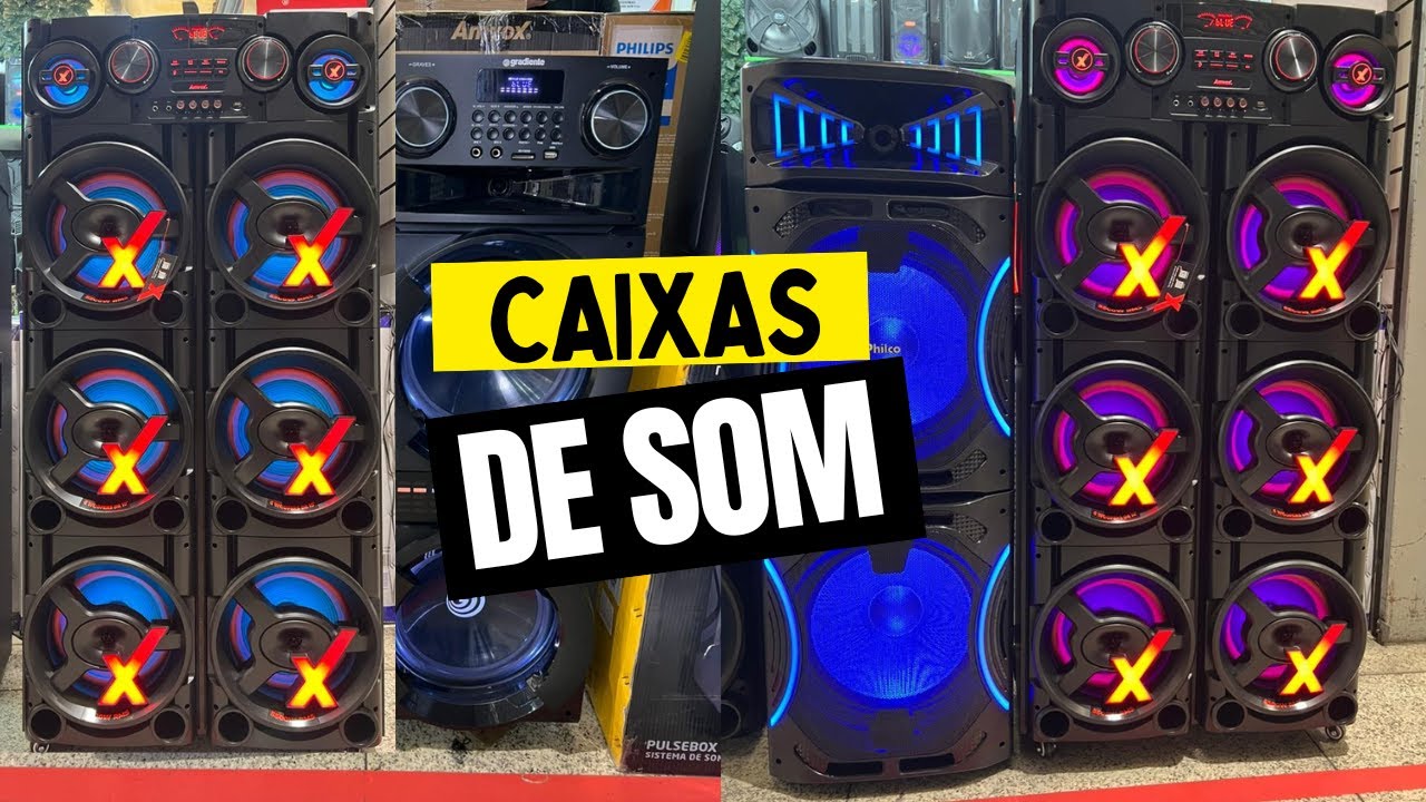 Caixas de Som Torre Grande e Pequenas com Preços Inacreditáveis Atacado e Varejo