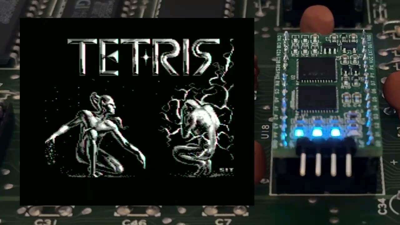 Tetris title music by Wally Beben on SIDemu Board V2.2 (prerelease showcase)