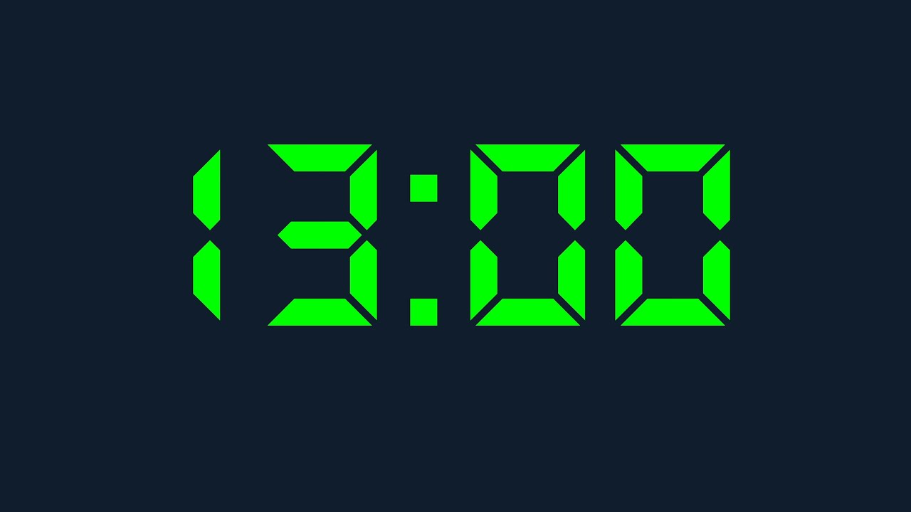 13 Minute Timer Digital | 13 Minutes Countdown Digital