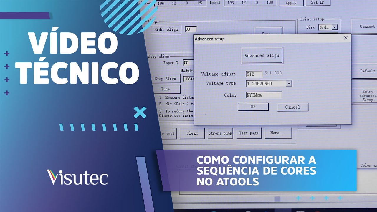Configurando a Sequência de Cores no Atools