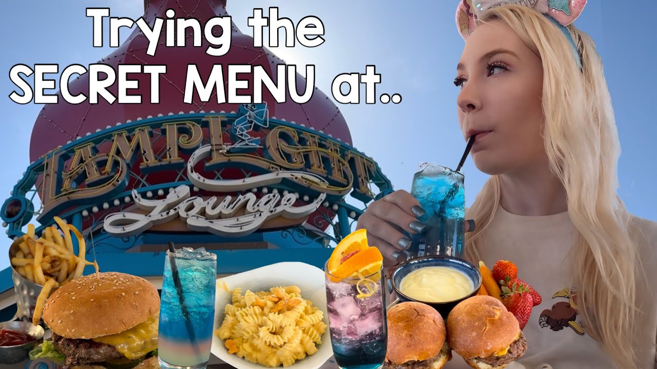 Trying the *SECRET MENU* at Lamplight Lounge! 4 SECRET DRINKS YOU CAN ORDER!!