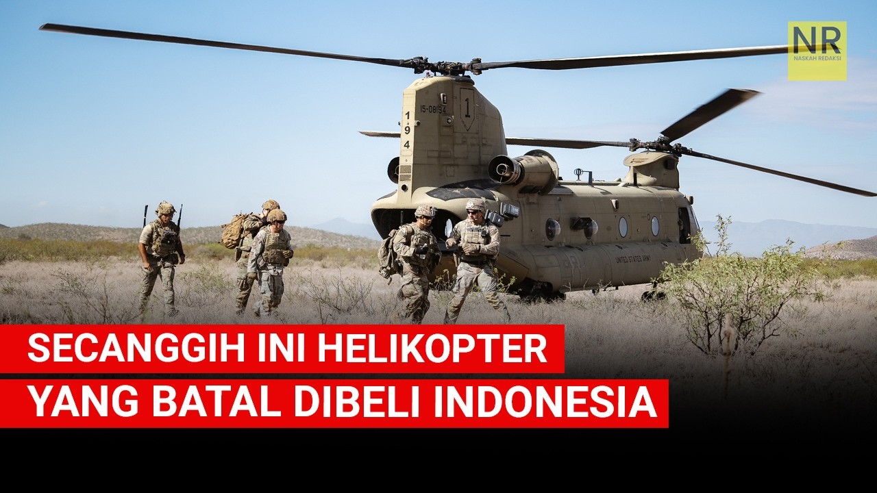 CH-47 Chinook: Helikopter Perang AS yang Pernah Jadi Andalan Misi Kemanusiaan di Indonesia