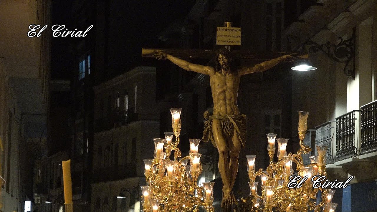 CRISTO DE LA ESPERANZA Y VIRGEN DE LA SALUD MALAGA 2025 CALLE CISNEROS Y RAMPA AURORA 4K