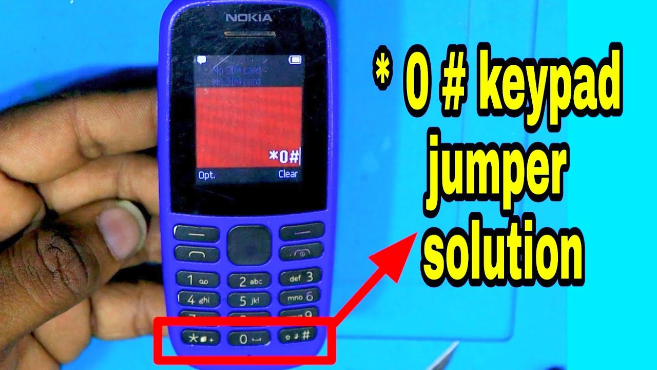 Nokia ta 1174 *0# not working solution / Nokia 105 new *0# not working / jumper solution