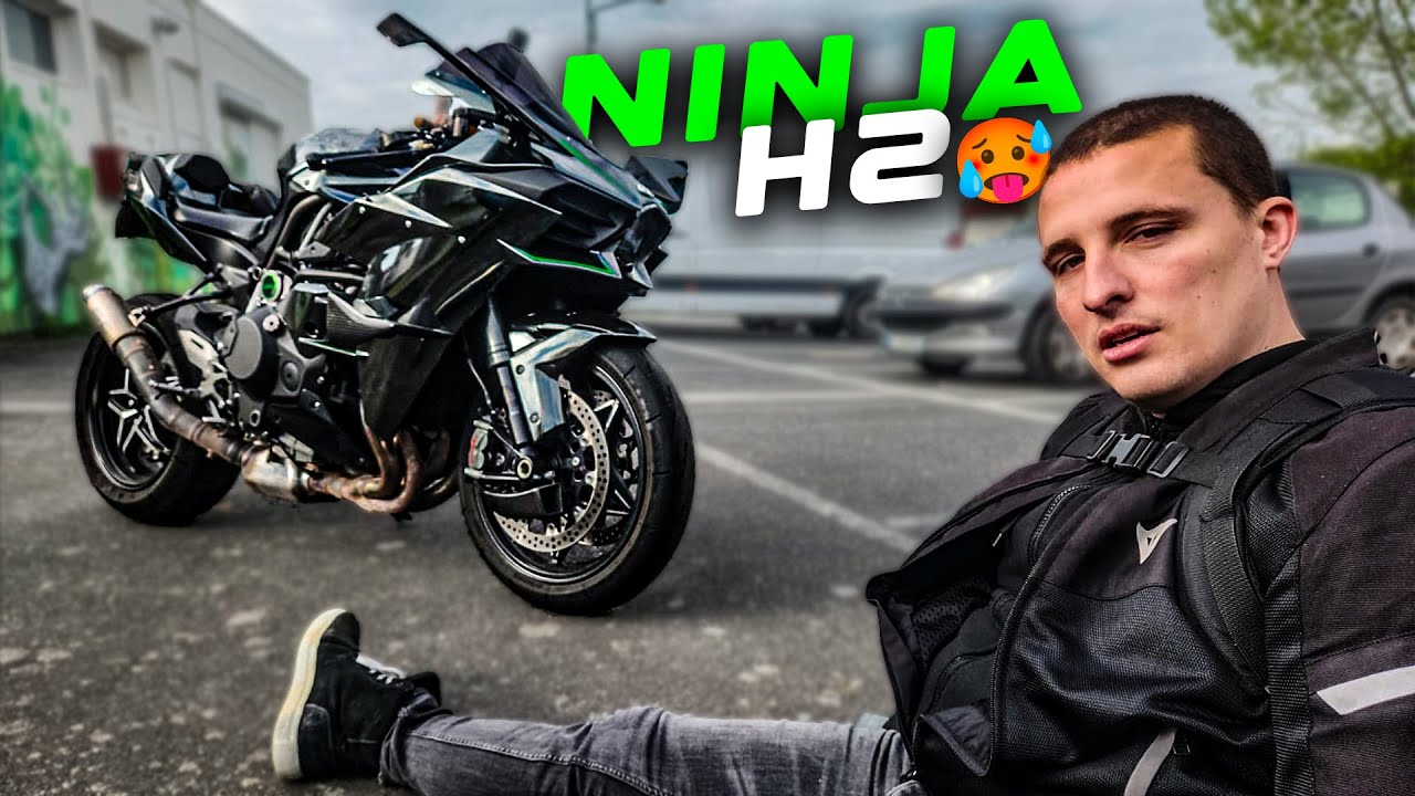 J'ESSAYE UNE NINJA H2 KAWASAKI ( J'AI FINIT AU SOL😭) FEAT @HikoKaruga