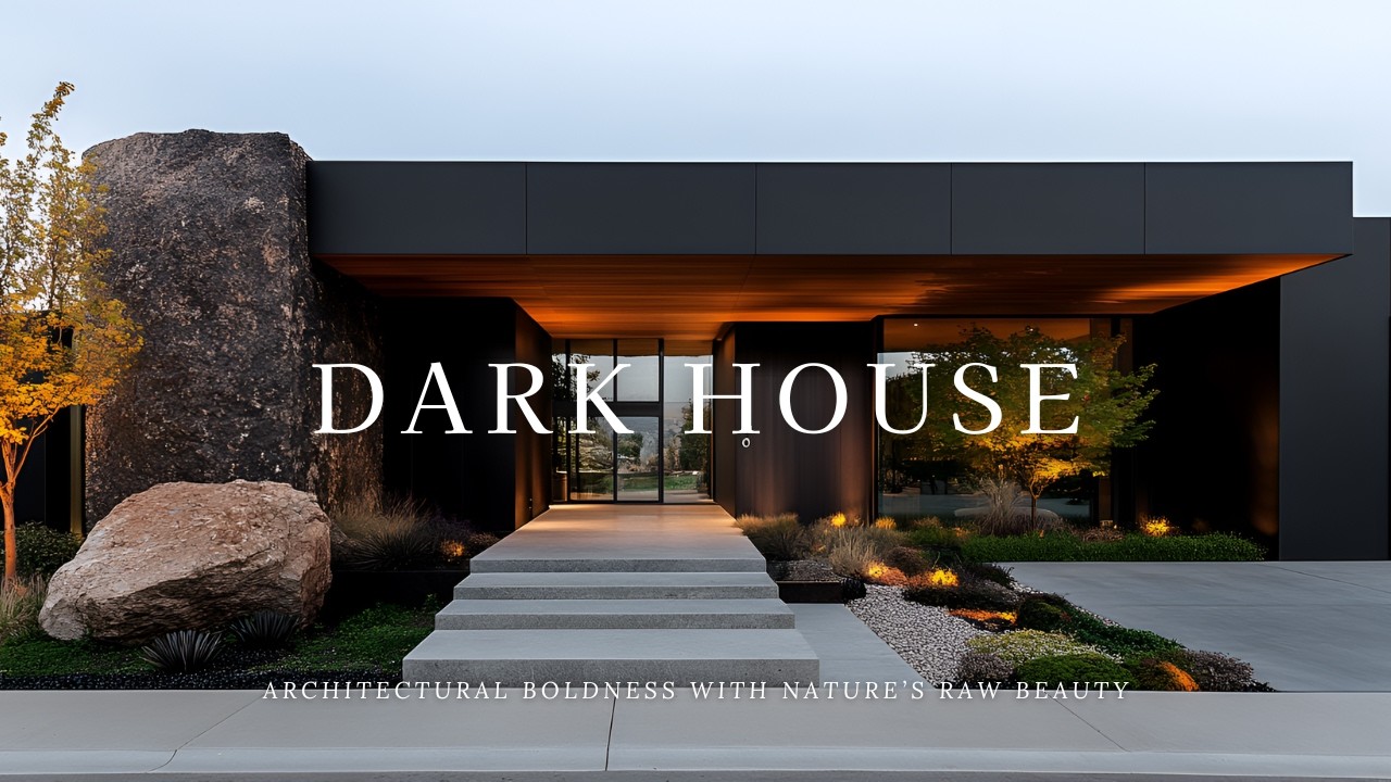 Earthborn Majesty: Stunning Dark House Design Ideas for Modern Living