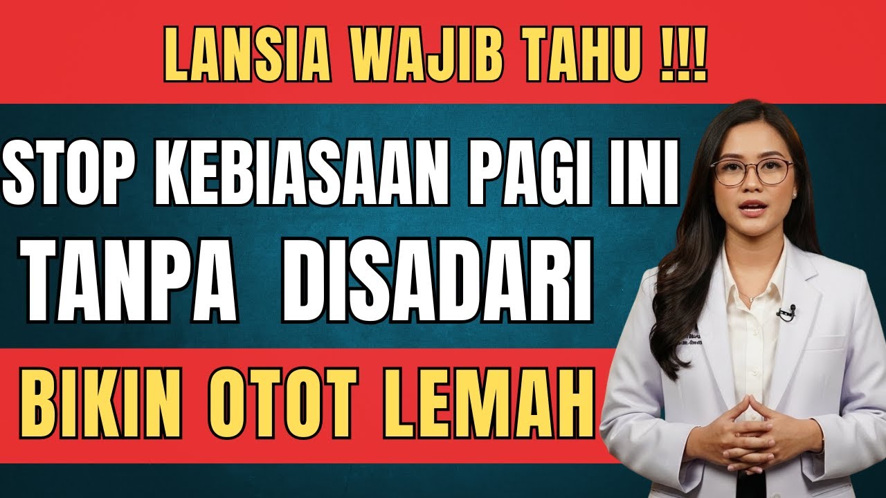 Usia 60+ Wajib Tahu! 7 Kebiasaan Pagi yang Bikin Lansia Tetap Sehat & Kuat Sampai Tua