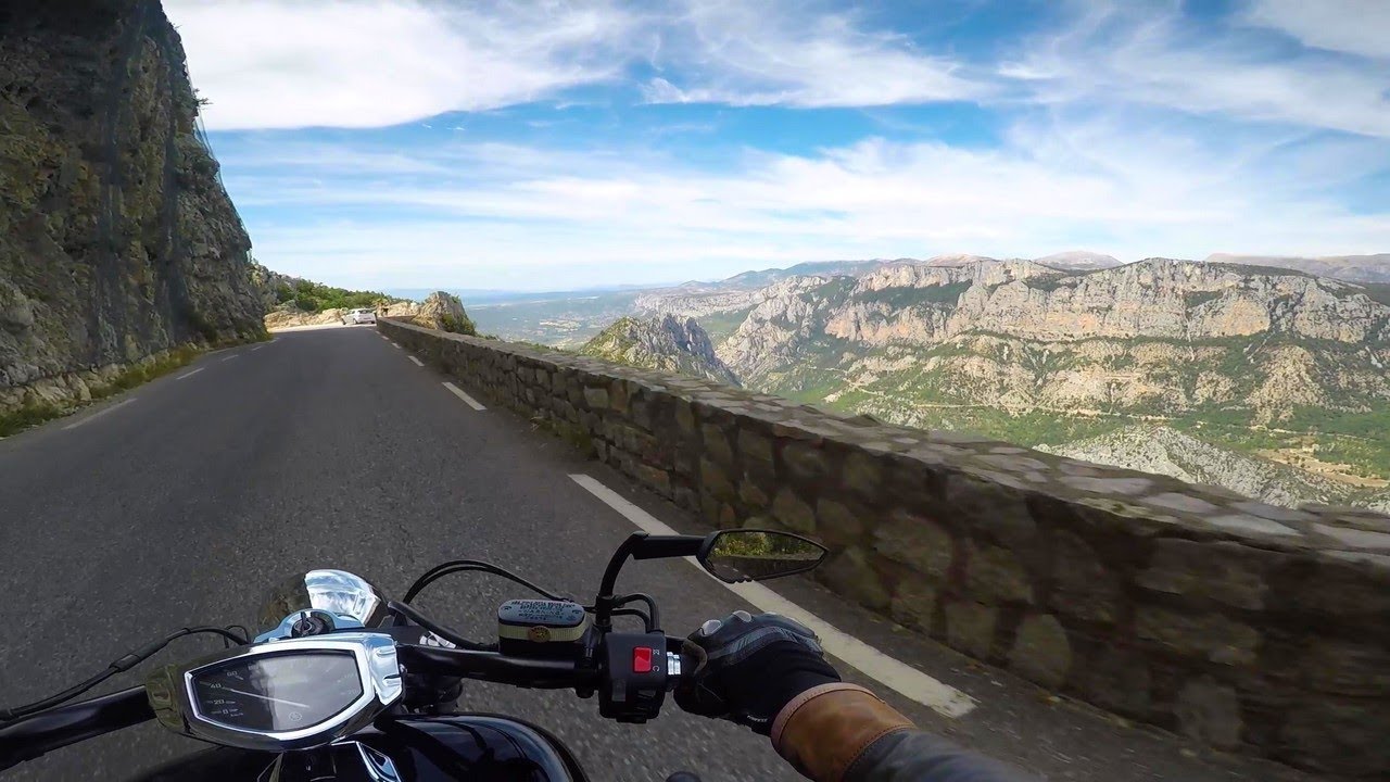 Gorges du Verdon ride 3/3 - Rive Gauche route - Provence, France - road D71