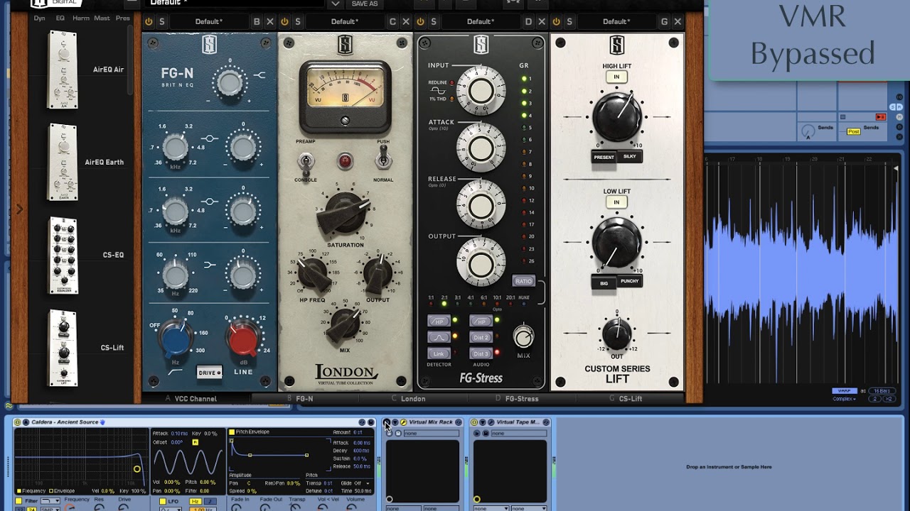 Using Slate Digital's VMR + VTM on Samples in Ableton Live