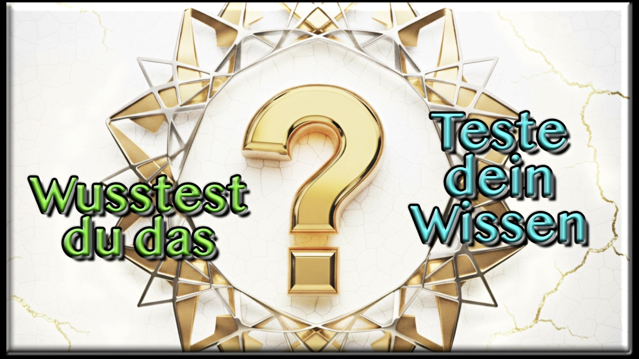 Wissensspiel! Wie gut ist dein Allgemeinwissen? #5/2026