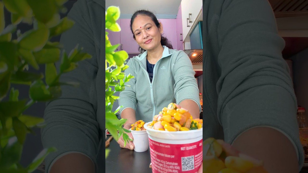 Let&rsquo;s make streetstyle sweet corn 🌽 chaat। मसाला कॉर्न चाट #chaatrecipe#shortsfeed #cornrecipe#corn