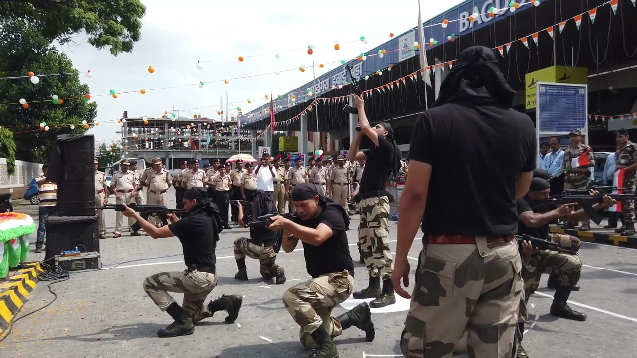Quick Response Team Drill | QRT Drill | CISF Mock Drill | Security Force Drill 15th August