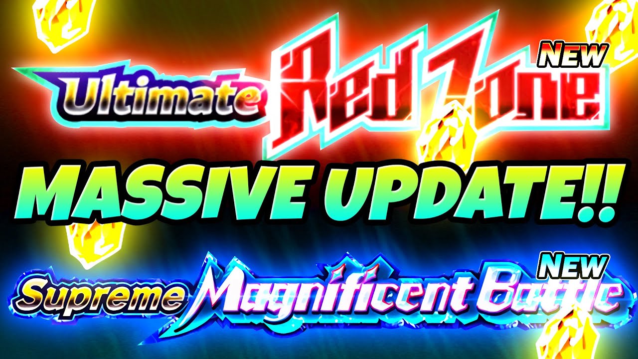 BREAKING NEWS INSANE MASSIVE UPDATE OVER 100 STONES COMING!! Red Zone Overhaul | DBZ Dokkan Battle