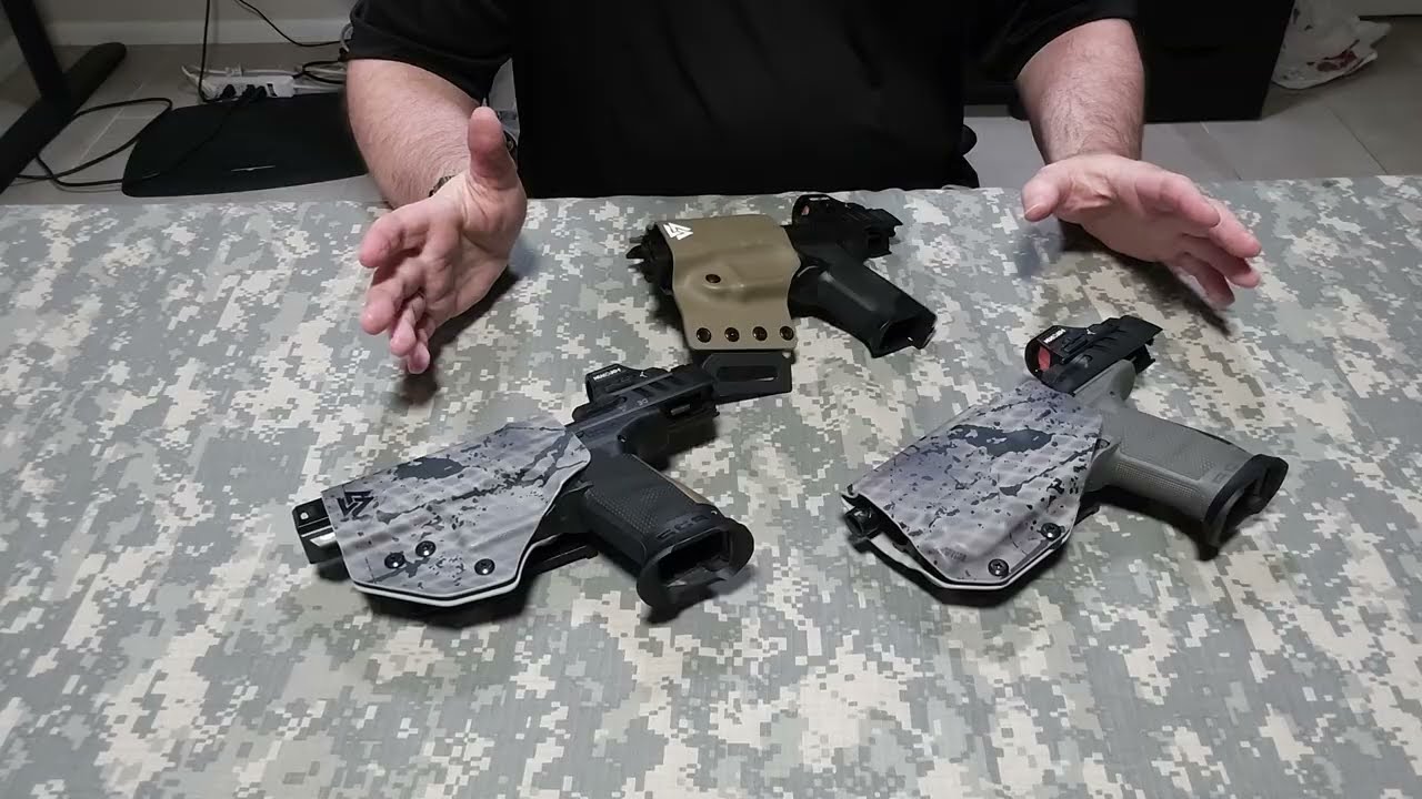 Walther PDP Pro Compact и PDP-F 3,5 дюйма — отличный выбор! — и пара дополнений. (Кобура Odin)