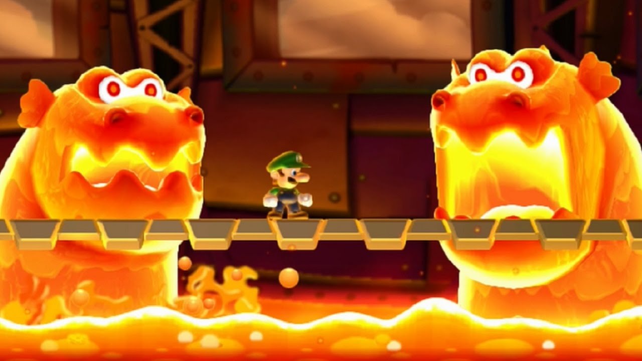 New Super Luigi U - All Castle Bosses