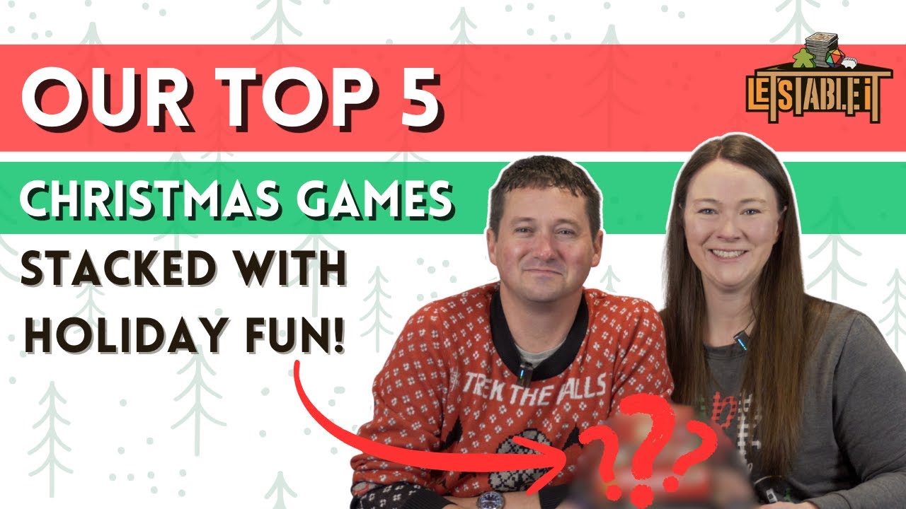 🎄 TOP 5 CHRISTMAS BOARD GAMES | Family-Friendly Holiday Board Game Recommendations