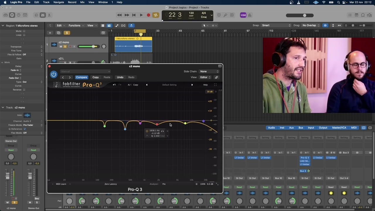 MIX Chitarra Acustica con Behringer C2 feat. Liuteria Marcellan