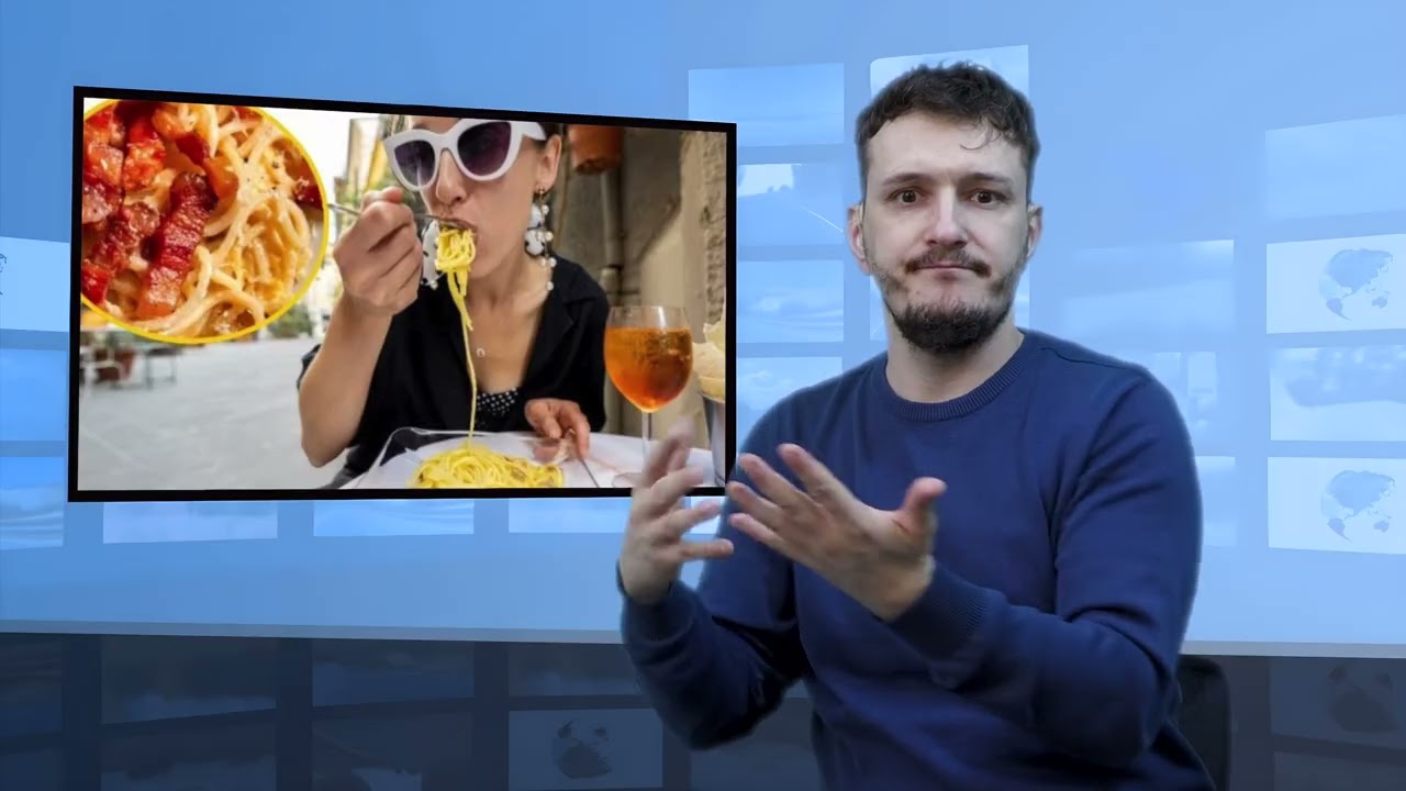 Spaghetti Carbonara – kto wymyślił danie? (Tłumaczenie na Język Migowy - PJM)
