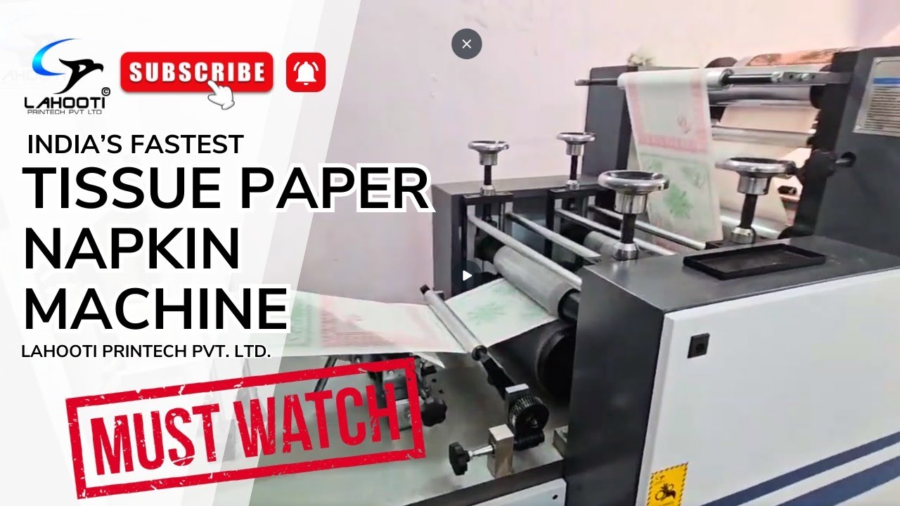 high quality printing tissue paper machine 🤩😱| paper napkin manufacturing machine 🤩😱