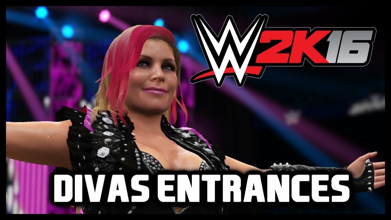 WWE 2K16 PS4 - Divas Entrances + DLC