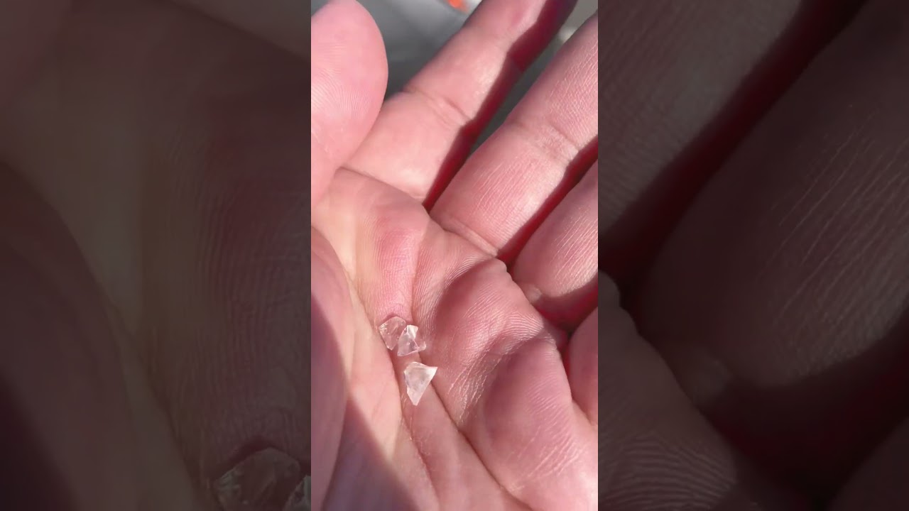 Water clear THCa diamonds. Would you smoke this?