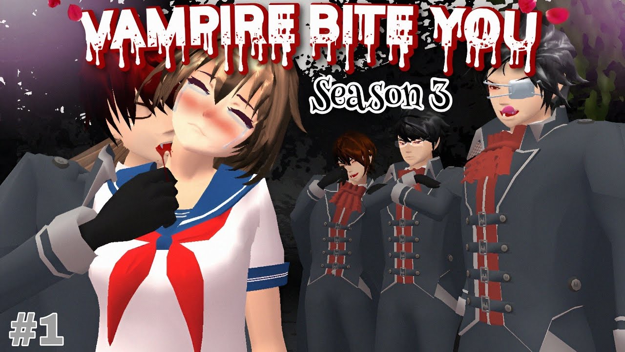🧛🏻‍♂️BITE YOU [S3] GADIS POLOS MENCURI HATI CALON RAJA VAMPIR  #1 ||SAKURA SCHOOL SIMULATOR