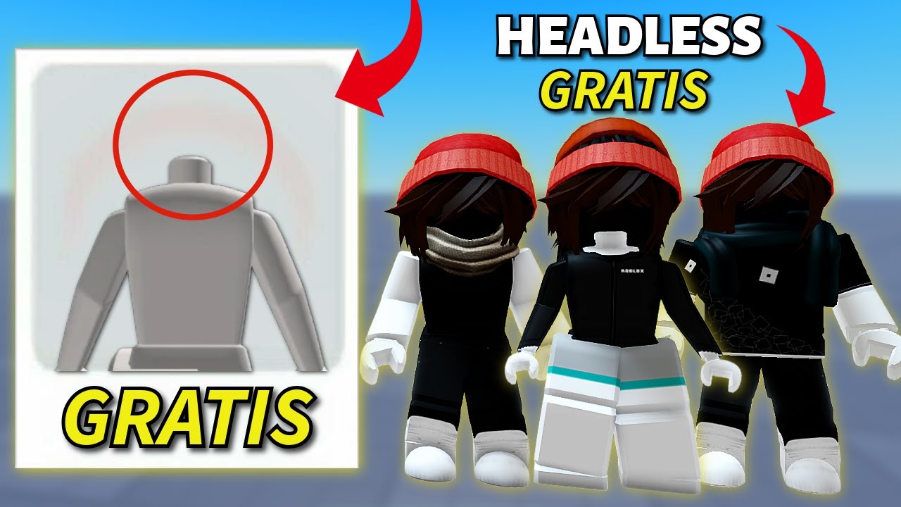 ¡LAS 3 MEJORES MANERAS para CONSEGUIR HEADLESS GRATIS en Roblox 2025! 😱