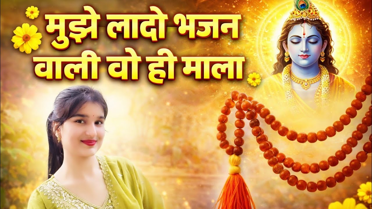 मुझे लादो भजन वाली वोही माला ✨ भजन @ramakishoriji 