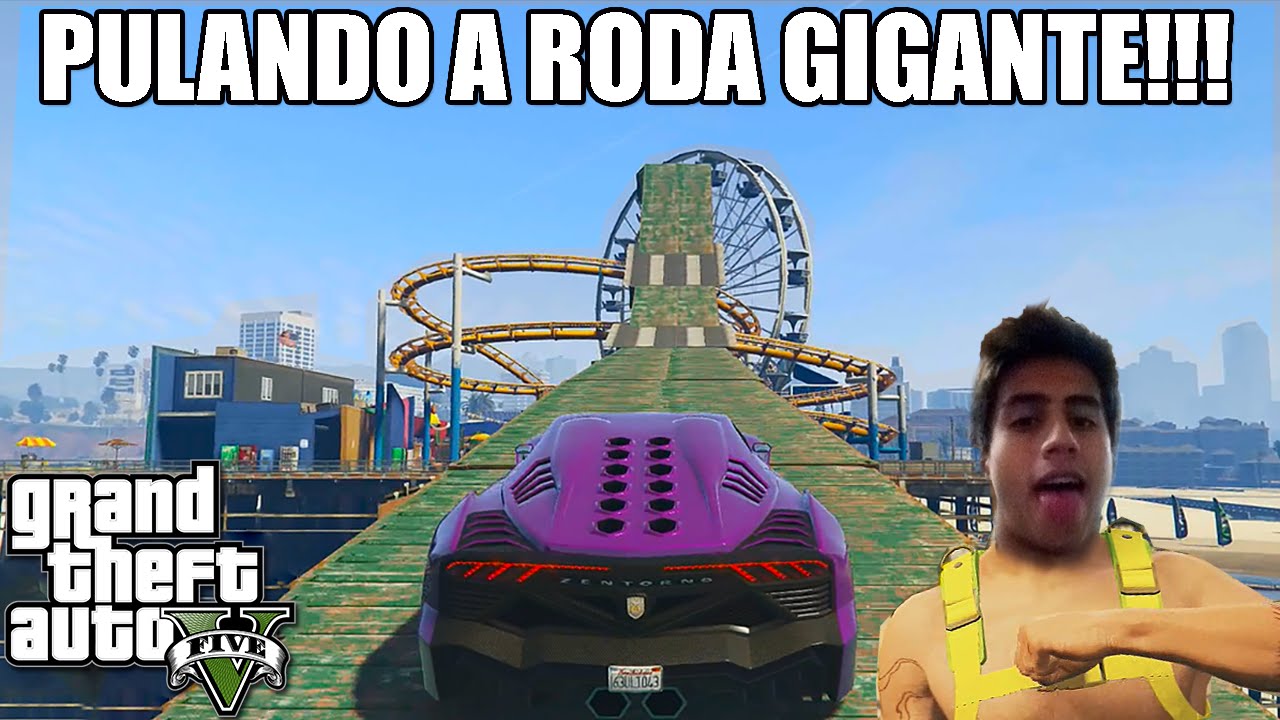 GTA V PS4 - MEGARAMPA NO PÍER