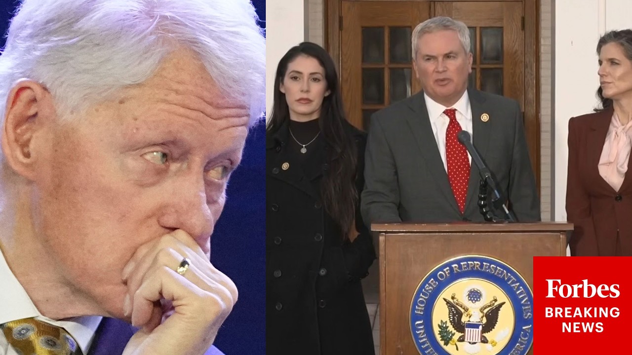 BREAKING NEWS: Comer & Republicans Speak To Reporters After Bill Clinton's Epstein Testimony Wraps