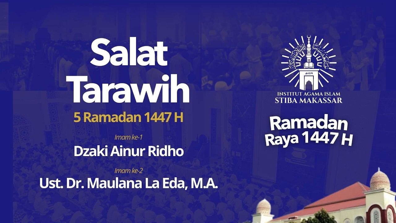 📡 LIVE - SALAT TARAWIH 5 RAMADAN 1447 H
