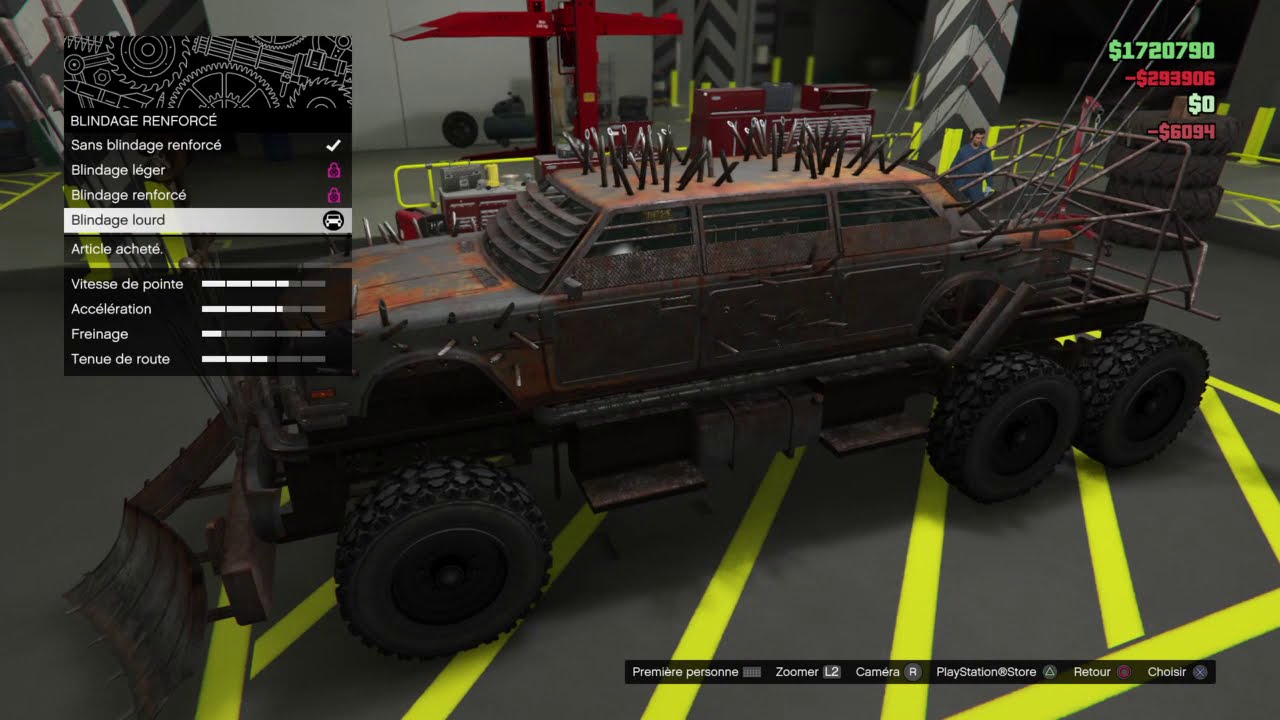 Modifier un véhicule Limousine a l'atelier d'arêne GTA5
